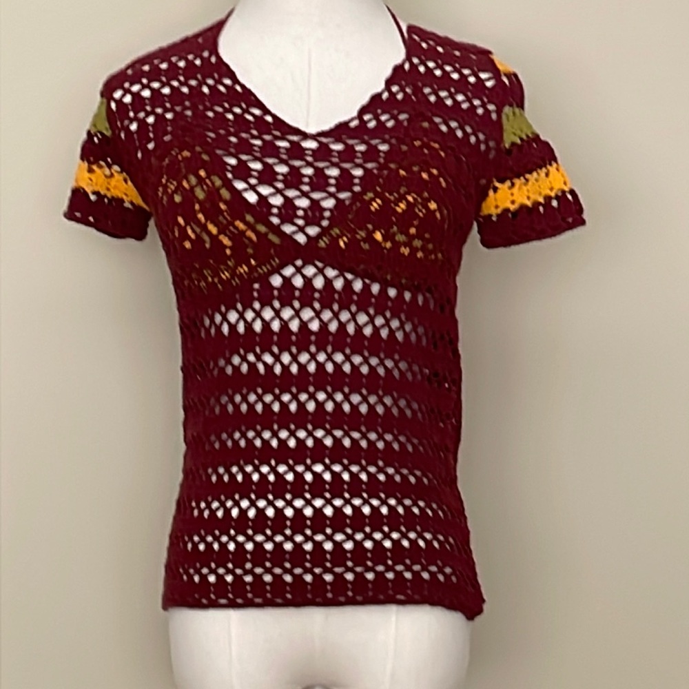 Gorgeous Crocheted Top with Crocheted Underbra